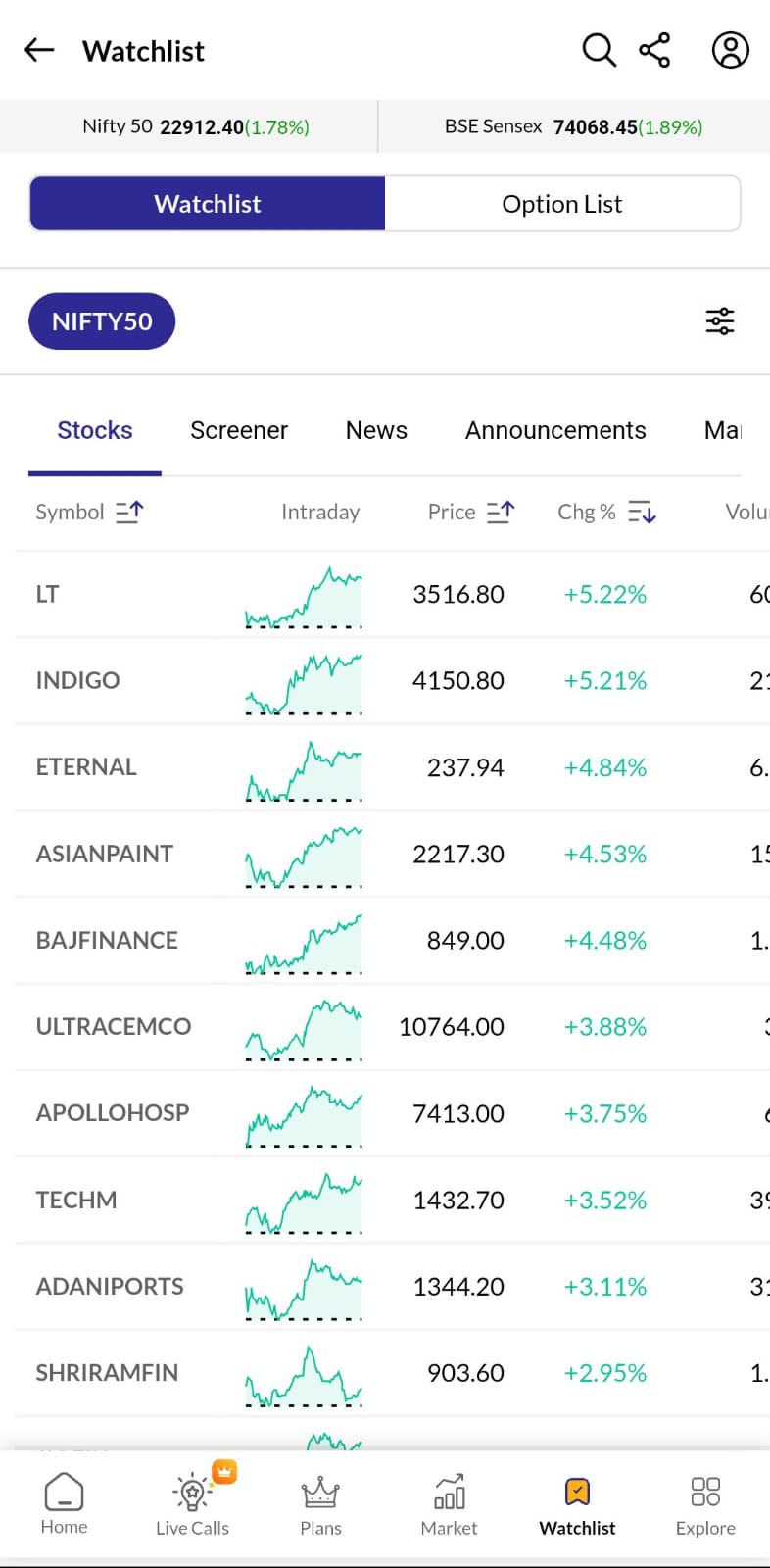 Mobile app portfolio preview